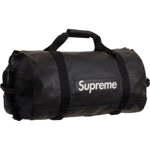 Supreme nike leather duffle bag